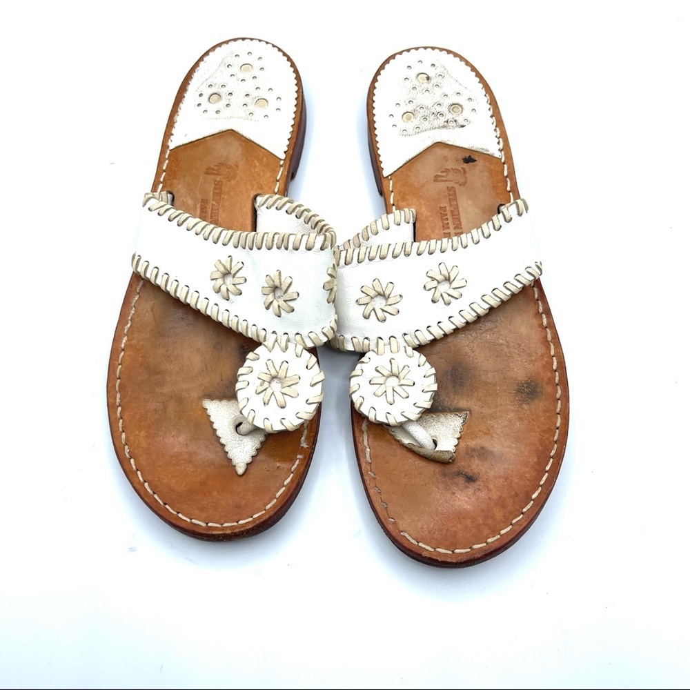 Stephan Bonanno Palm Beach  Jack rogers  Wide Flat Sandal sz 8